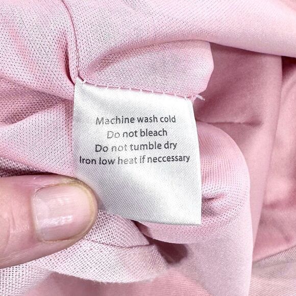 Princess Polly pink cotton spaghetti strap mini dress 2 - Picture 8 of 11